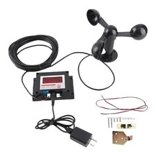   3 Fan Blades Tower Crane Intelligent Alarm Anemometer High Accuracy Smart