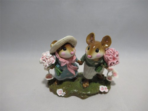 Wee Forest Folk Strolling Through the Seasons LE Only 250 Made Teal - Spring WFF