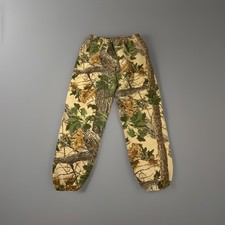 Jerzees Outdoors Vintage Camo Jogging Pants Mens XL Realtree USA Y2K Fashion