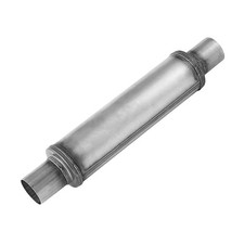 Universal 3 Inch Exhaust Muffler Stainless Steel Straight Through Resonator Universal 3 Inch Exhaust Muffler Stainless Steel Straight Through Resonator