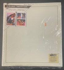 100 Page Magnetic Photo Album Self-Stick Acid-Free NIB 8x10 PICTURE FRAME