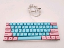 Royal Kludge RK61 RGB Mechanical Keyboard - Pastel Blue Pink
