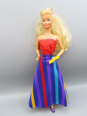 Barbie Fashion 4824 Twice As Nice #1984 Vintage Reversible Dress Only Outfit