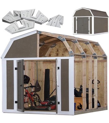 ShelterIt 70088 8 x 7 ft EZ Builder Barn Shed Framing Kit