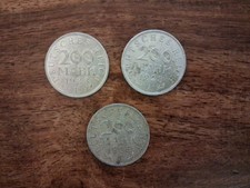 German Reich 200 Mark 1923 3 Coins Letter A A D 