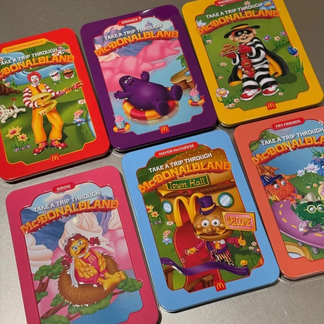 2025 Mc Donald's The McDonaldLand Adult Happy Meal Tins Complete