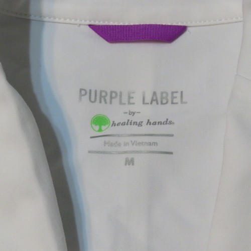 Purple Label by Healing Hands Faith Damen M Peeling Laborkittel WEISS 5053 medizinisch - Bild 8 von 9