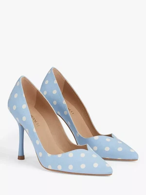 LK Bennett Faye Silk Polka Dot Court Shoes (matching dress available) - Image 1 of 4