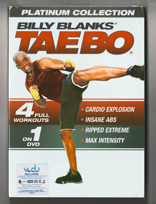 Billy Blanks Tae Bo Platinum Collection DVD NEW SEALED 4 Full Workouts 2010