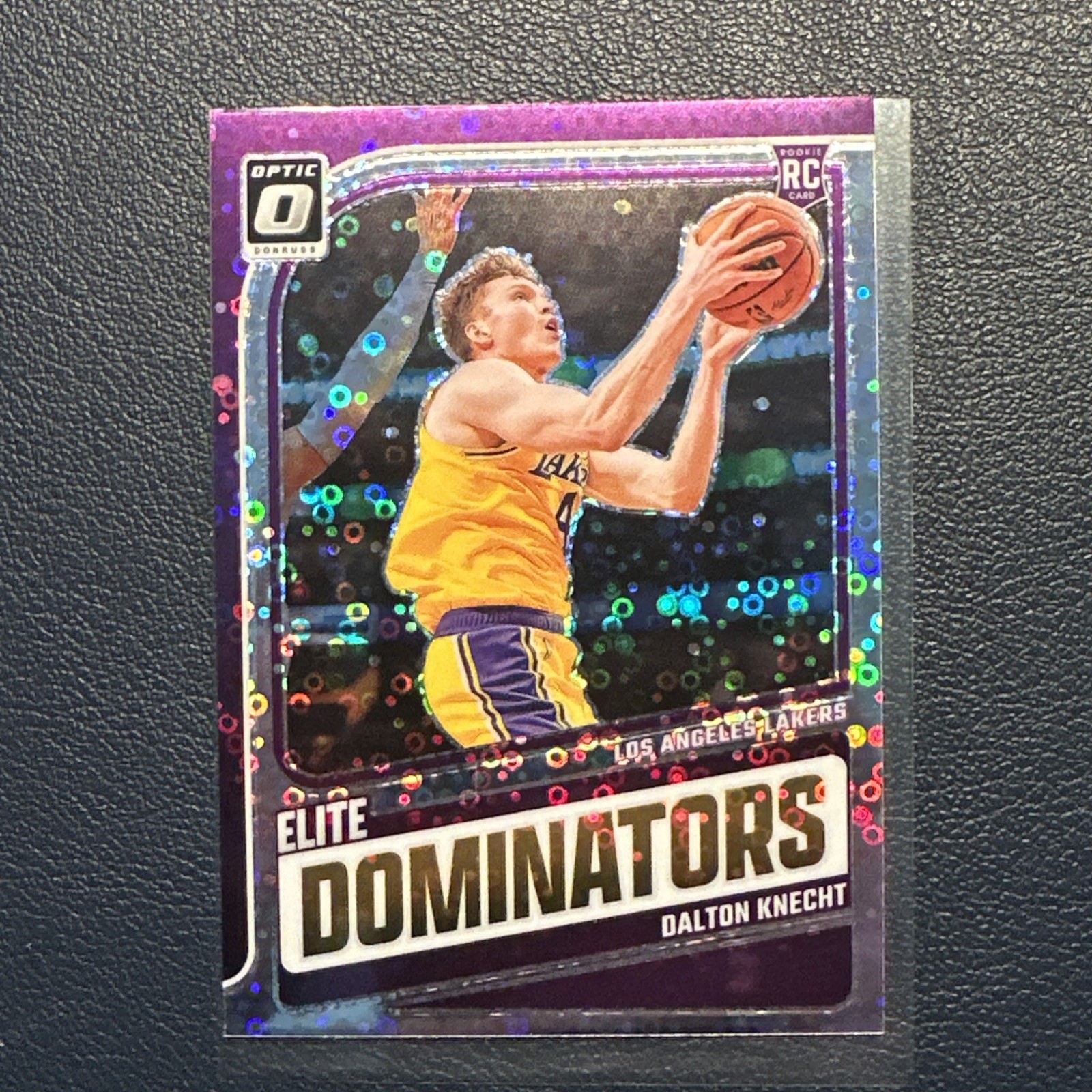 2024-25 Donruss Optic Dalton Knecht Elite Dominators Fast Break Prizm Rookie