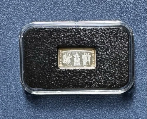 2016 Silver (999) Proof Jersey 50p Ingot. 2.5g. Battle Of Hastings