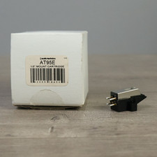 Audio-Technica AT95E MM Phono Cartridge 1/2 Mount No Stylus Body Tests Good