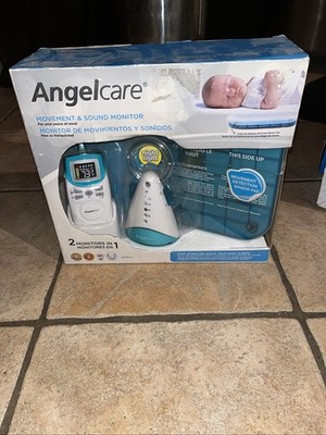 ANGELCARE SOUND MONITOR & INFANT MOVEMENT SENSOR PAD AC401-A 2 MONITORS IN 1