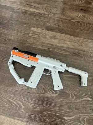 PlayStation Move Sharp Shooter Gun Controller Gray Orange Black for PS3
