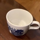 Vintage Churchill Blue Willow ~ Coffee Cup Chinoiserie Design One Cup Only — photo 2