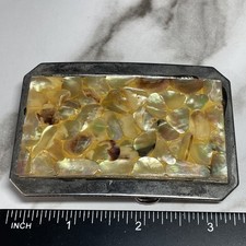 Vintage Abalone Belt Buckle MBK-24