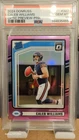 2024 Donruss - Rated Rookie Caleb Williams #327 Optic Preview Pink Prizm PSA 10