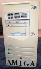 COMPUTER AMIGA 1200 TOWER ELBOX + MEDIATOR PCI + BLIZZARD 1230 50MHZ AND MORE...