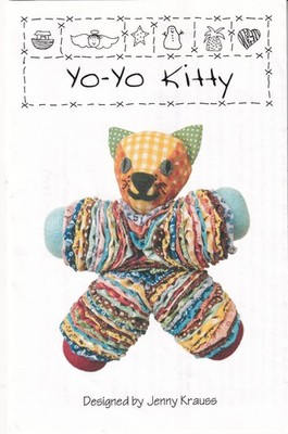 Yo-Yo Kitty Quilt Country Pattern Designed by Jenny Krauss QC363