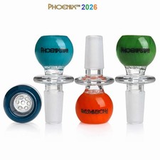 14mm Thick Glass bowl Honeycomb Screen Slide large capacity Male        
