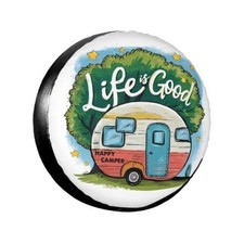 Camper Life Is Good Spare Tire Cover Wheel Protectors Waterproof Wheel Covers Camper Life Is Good Spare Tire Cover Wheel Protectors Waterproof Wheel Covers