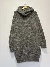 Toast Archive Wool Jumper OS Oversized Hoodie Cosy Raglan Sleeve Sweater Dress