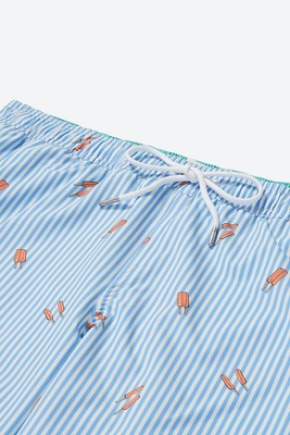 NWT 7-inch Double Popsicle E-Waist Swim Trunk from Bonobos, Size XL