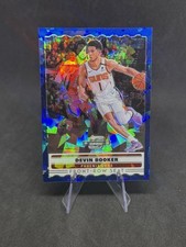 2019-20 Panini Contenders Optic #20 Devin Booker Blue Cracked Ice Front Row Seat