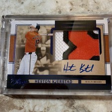 Panini Three and Two Heston Kjerstad Baltimore Orioles #JA-HK 2025 Patch Auto