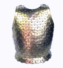 Brustpanzer Brustplatte Ritterhelm  Lorica Harnisch R&uuml;stung Helm LARP Rom R185