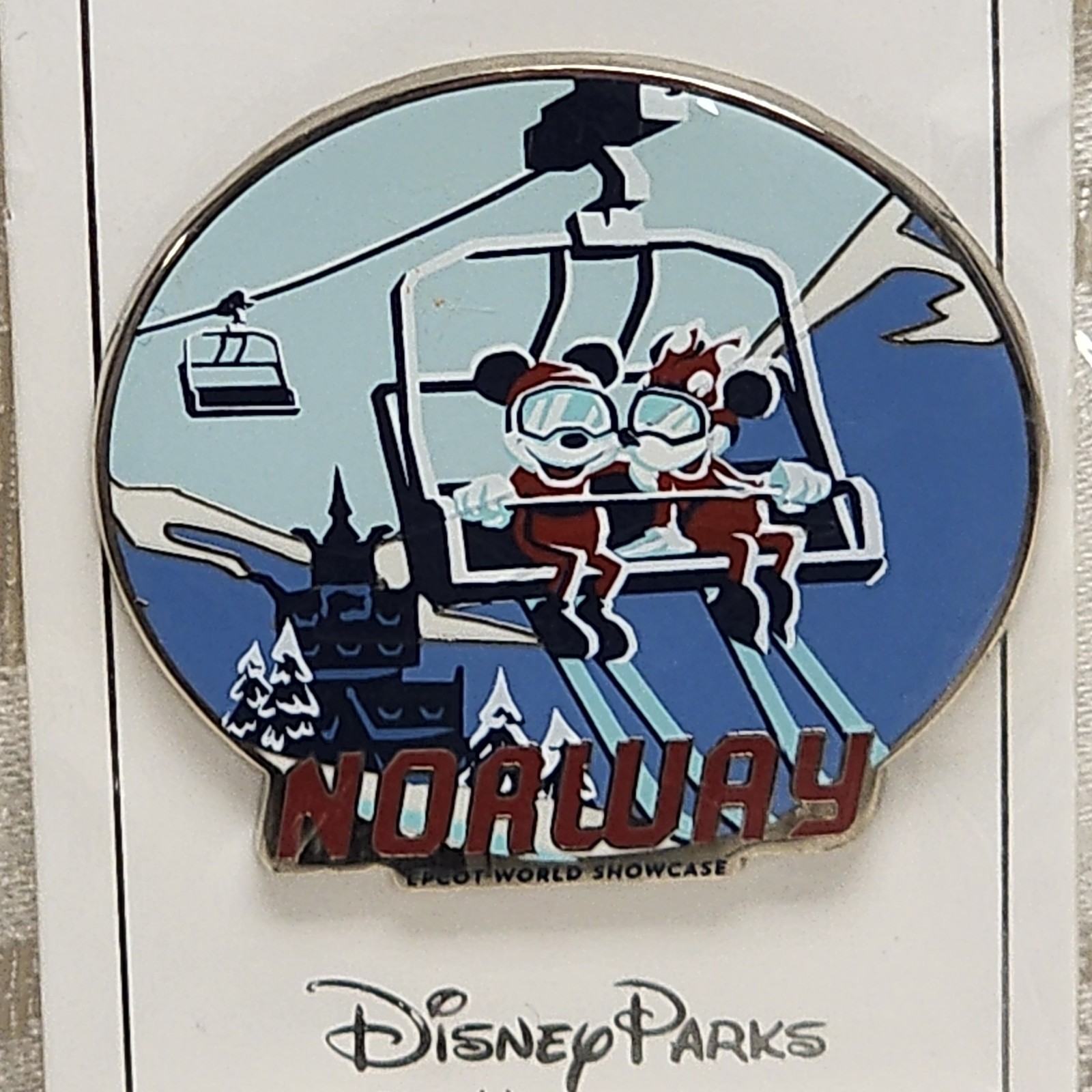Disney Epcot Norway World Showcase Mickey and Minnie Pin. New+READY TO SHIP! 