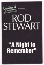 Vintage 1993 Rod Stewart Concert Backstage Pass Laminate Insert Card