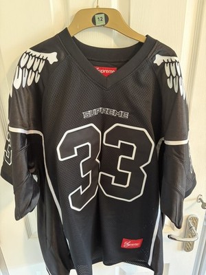 Supreme Wings Football Jersey | Black White SS26 | Size Large | New