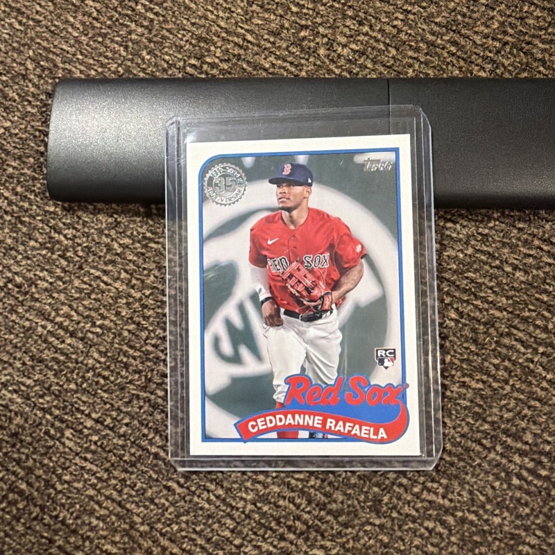 2024 Topps Series 1 1989 89B-72 Ceddanne Rafaela, Boston Red Sox