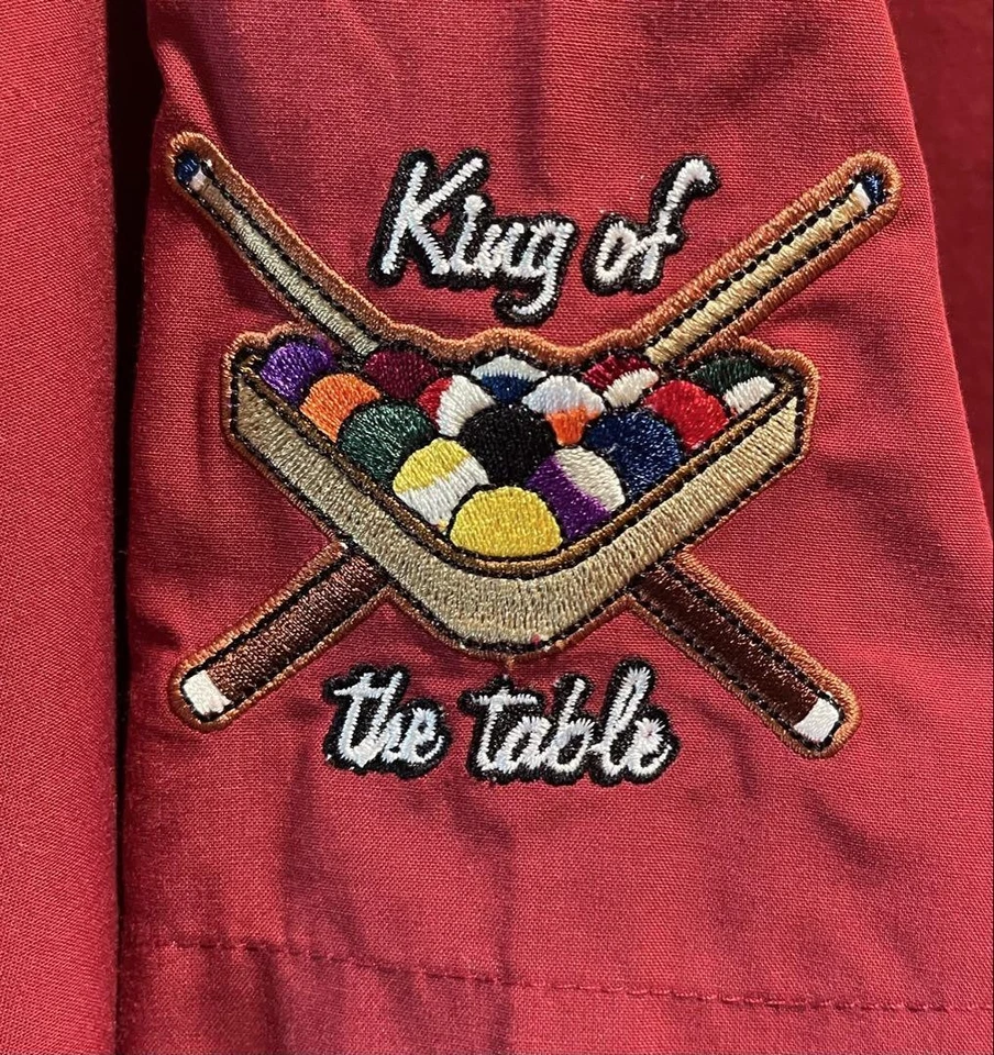 Disney Mickey Mouse & Goofy Bowling Shirt Rojo Americano Talla 2XL - Imagen 4 de 4