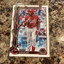 2025 Topps Holiday #H168 Rece Hinds Cincinnati Reds Rookie Card