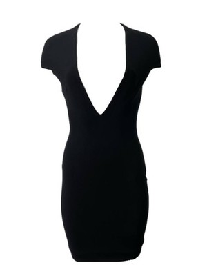 SOLACE London Black Tamara Mini Dress Size US 4 NWT