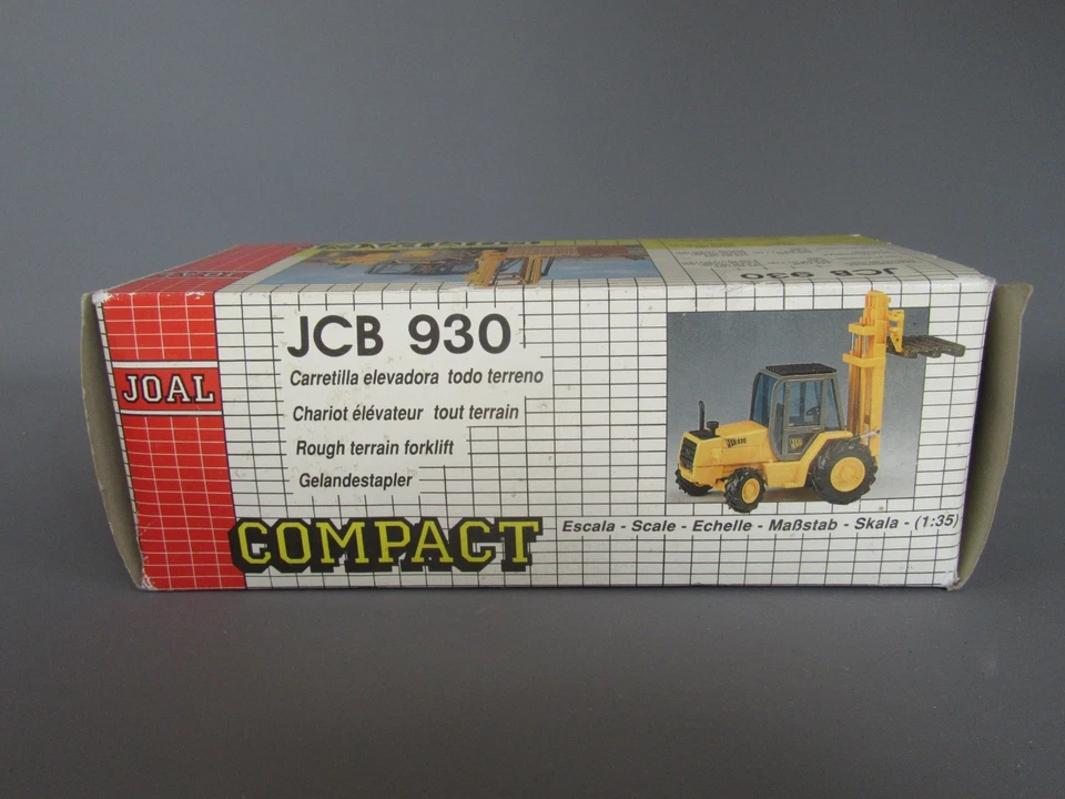 C466 Joal Compatto 161 Spagna Scatola Vuota 1:35 Per JCB 930 Carrello Elevatore - Immagine 2 di 4