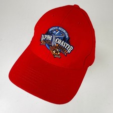 Smoky Mountain Alpine Coaster Hat Baseball Cap Men's OSFA Red Cotton
