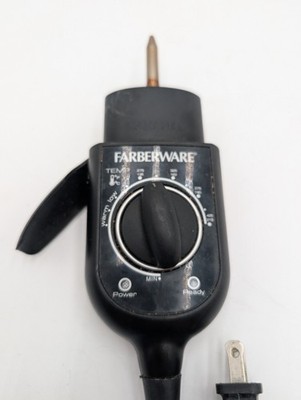 Cordon D'alimentation Avec Contrôle De Température Pour Plaque électrique Farberware ZL208, Noir