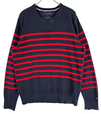Tommy Hilfiger Men 8 Cashmere Crew Neck Jumper Pullover Sweater Size L