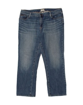 L.L.BEAN Favorite Fit Straight Damenjeans US 16 2XL W34 L26 blau BL09