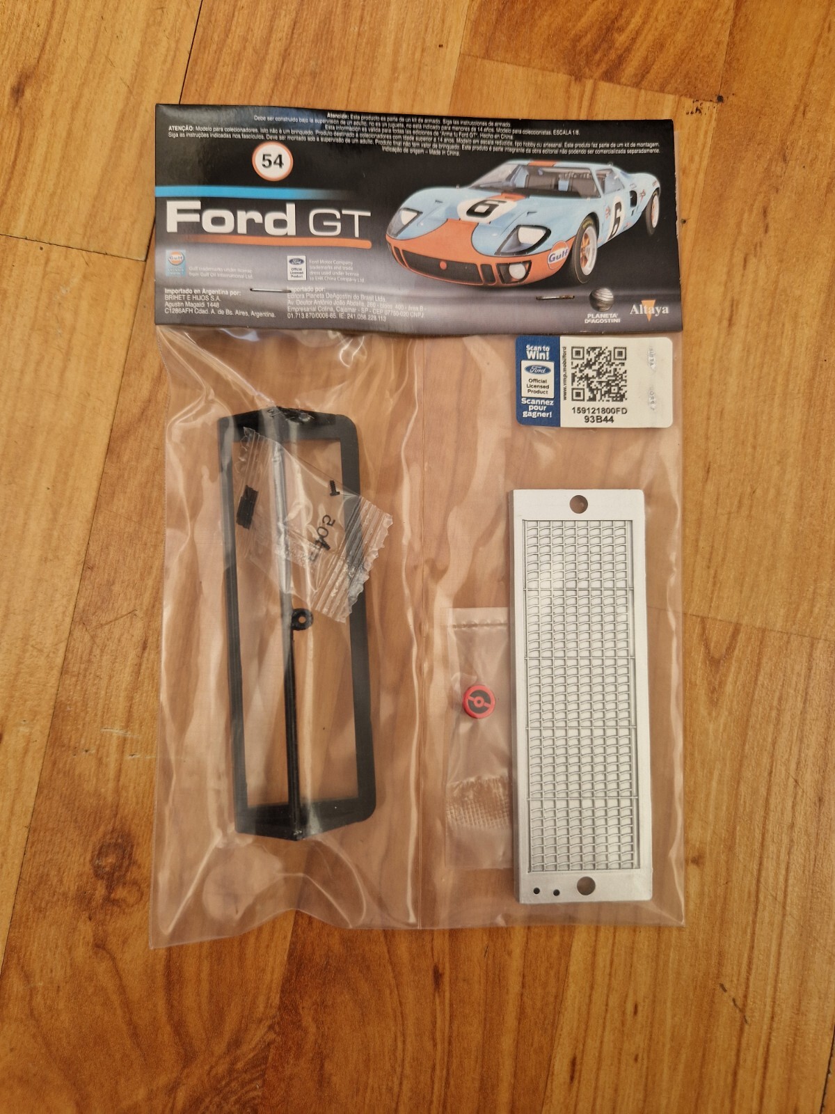 1/8 SCALE DEAGOSTINI BUILD YOUR OWN THE FORD GT40 CAR ISSUE PART 54