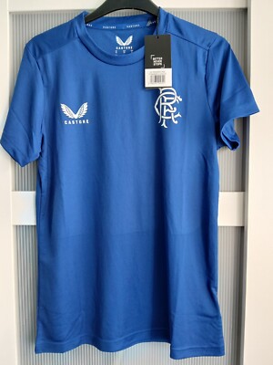 Glasgow Rangers Damen Trainingsshirt - Kurzarm - Größe 10 - *brandneu*