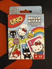 ** HELLO KITTY UNO CARD GAME BY MATTEL 112 CARDS WITH SPECIAL RULE **