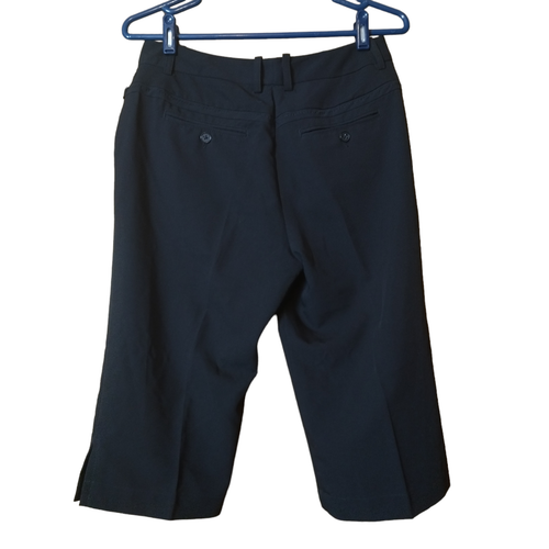 New Directions Women's Size 6 Black Dressy Capri Pants Career Office Classic - 第 5/5 張圖片