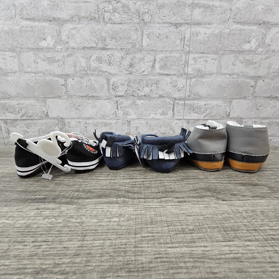 Lote de 3 zapatos infantil niño talla 2 0-3 meses Foto 3 de 4