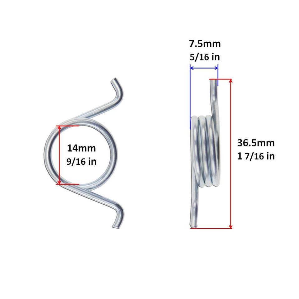 Front Rear Rest For Honda Suzuki Yamaha Kawasaki 1x Foot Peg Spring