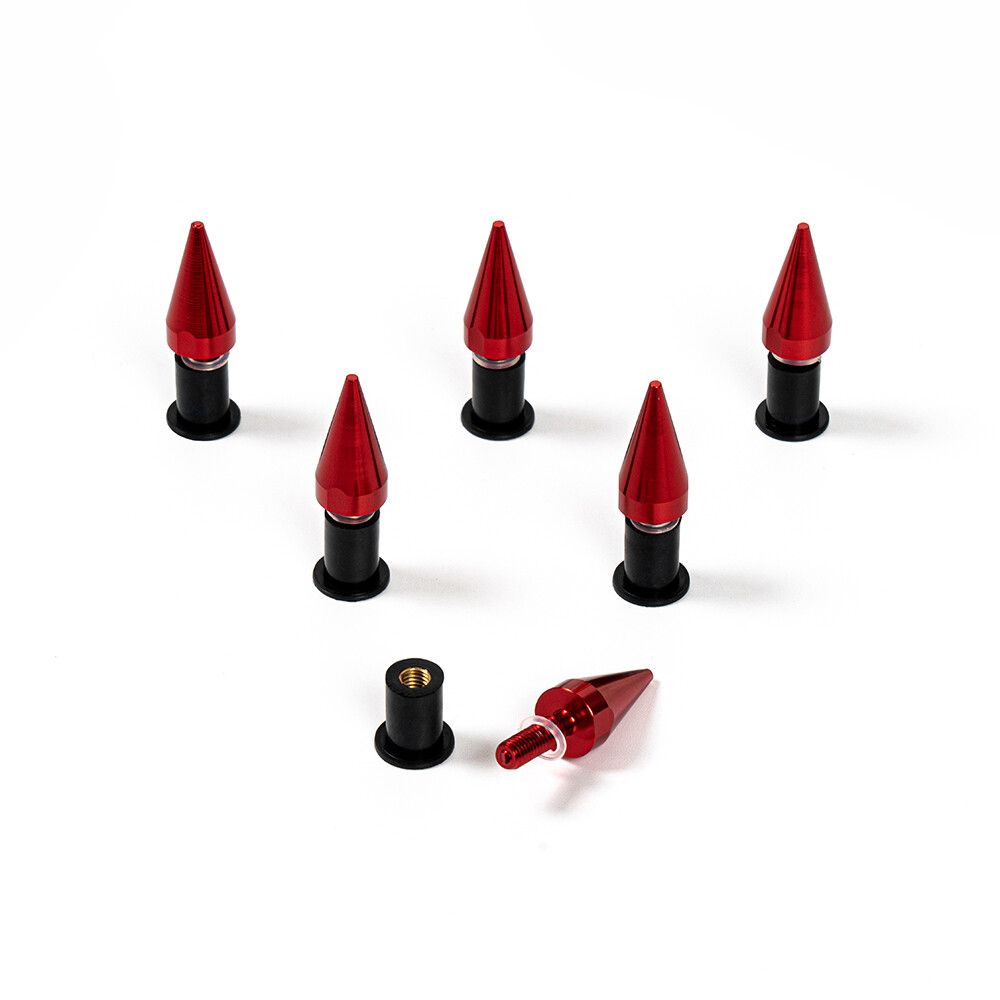 Red Windscreen Bolts for Kawasaki Ninja ZX12R 2000 2001-2006