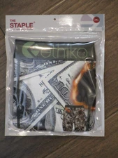 ETHIKA THE STAPLE STOVE GOD BURNING DOLLARS BOXER BRIEFS  SIZE 2XL